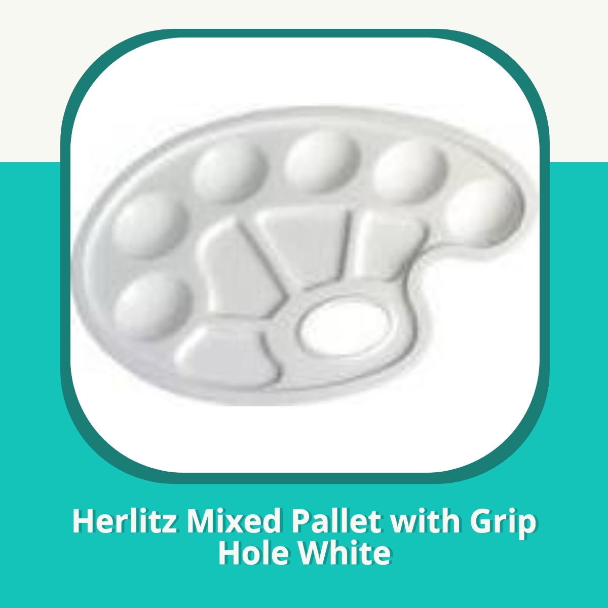 Anmeldelse af Herlitz Mixed Pallet with Grip Hole White