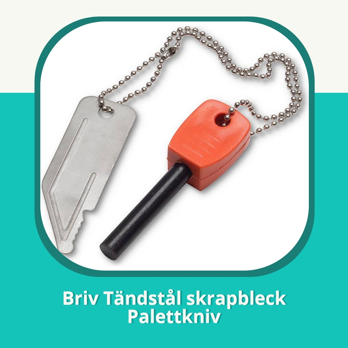 Recension af Briv Tändstål skrapbleck Palettkniv