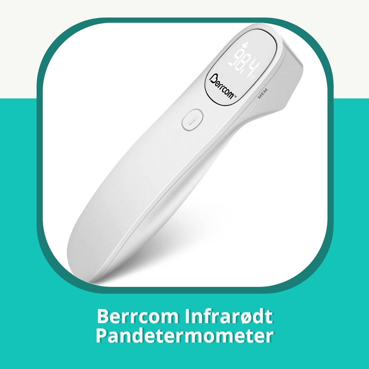 Anmeldelse af Berrcom Infrarødt Pandetermometer