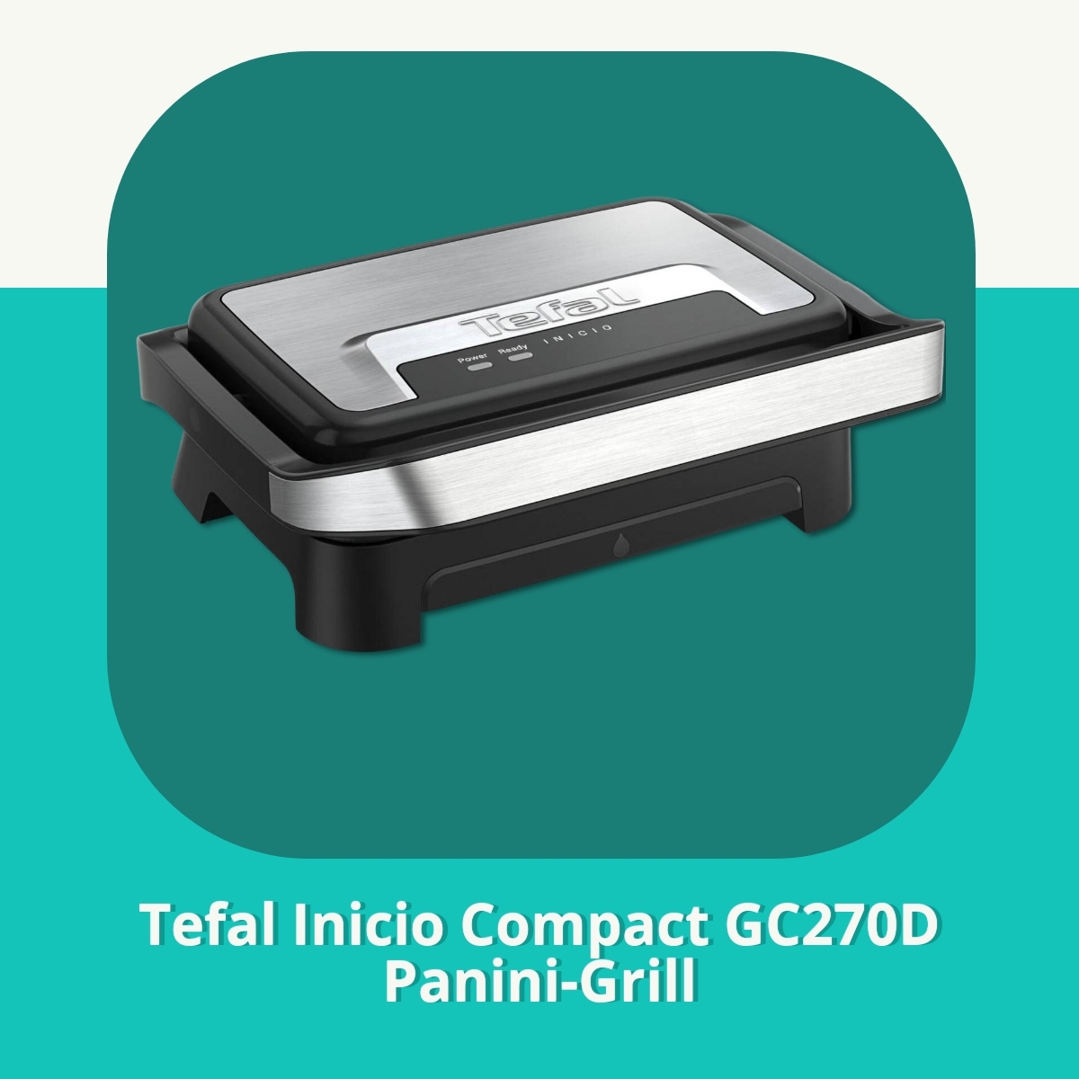 Anmeldelse af Tefal Inicio Compact GC270D Panini-Grill