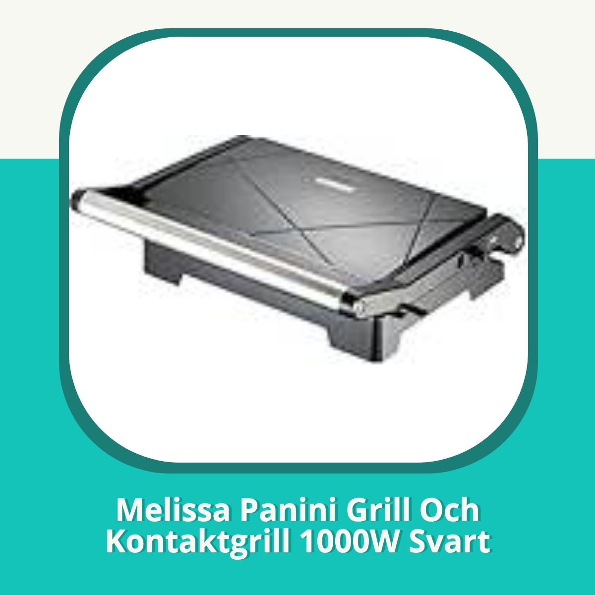 Recension af Melissa Panini Grill Och Kontaktgrill 1000W Svart