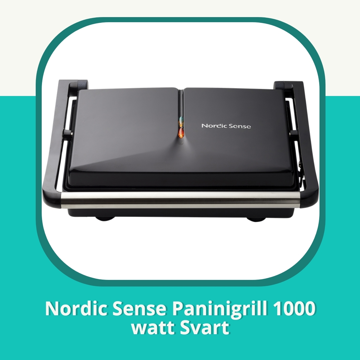 Anmeldelse af Nordic Sense Paninigrill 1000 watt Svart