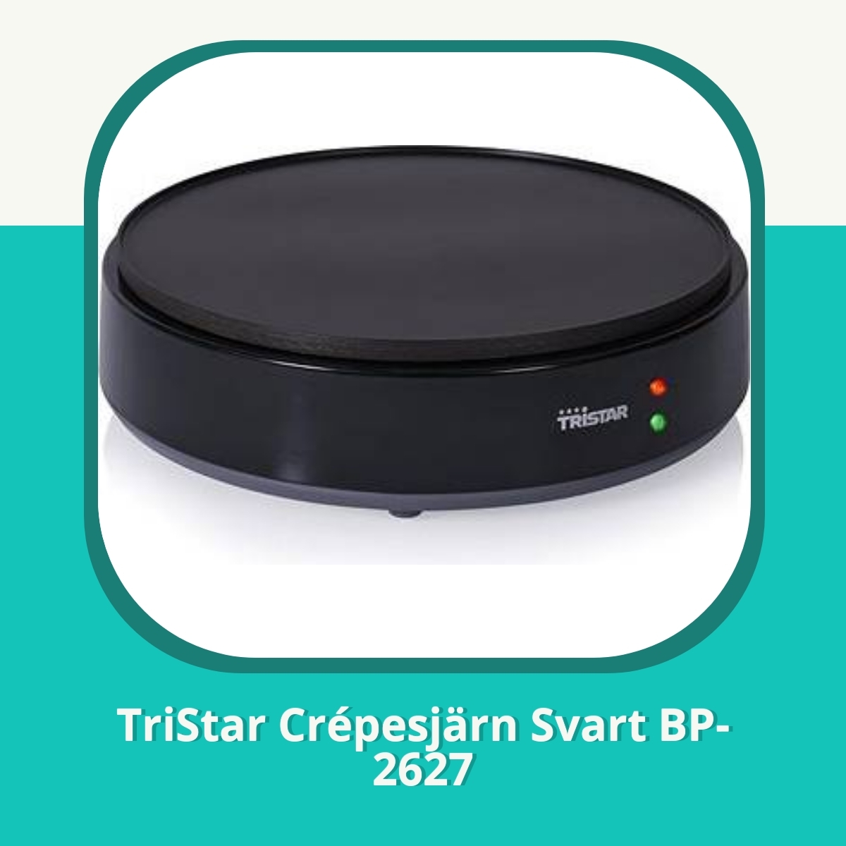 Recension af TriStar Crépesjärn Svart BP-2627