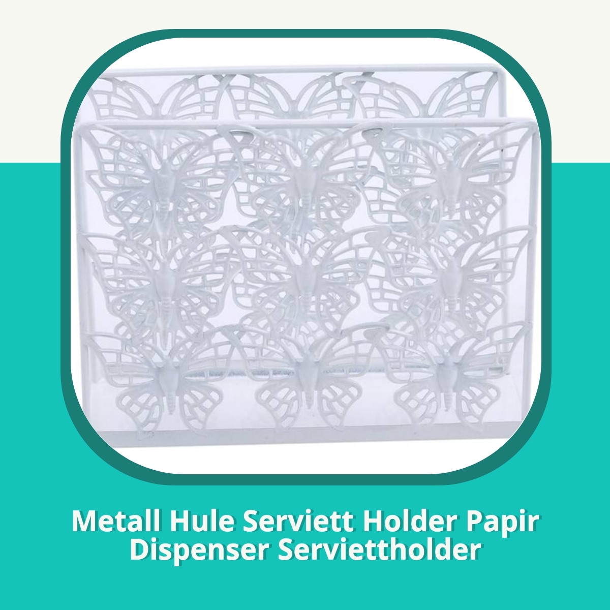 Anmeldelse af Metall Hule Serviett Holder Papir Dispenser Serviettholder