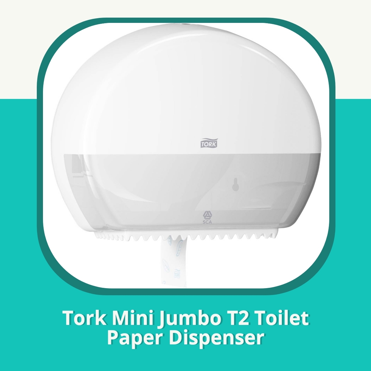 Anmeldelse af Tork Mini Jumbo T2 Toilet Paper Dispenser
