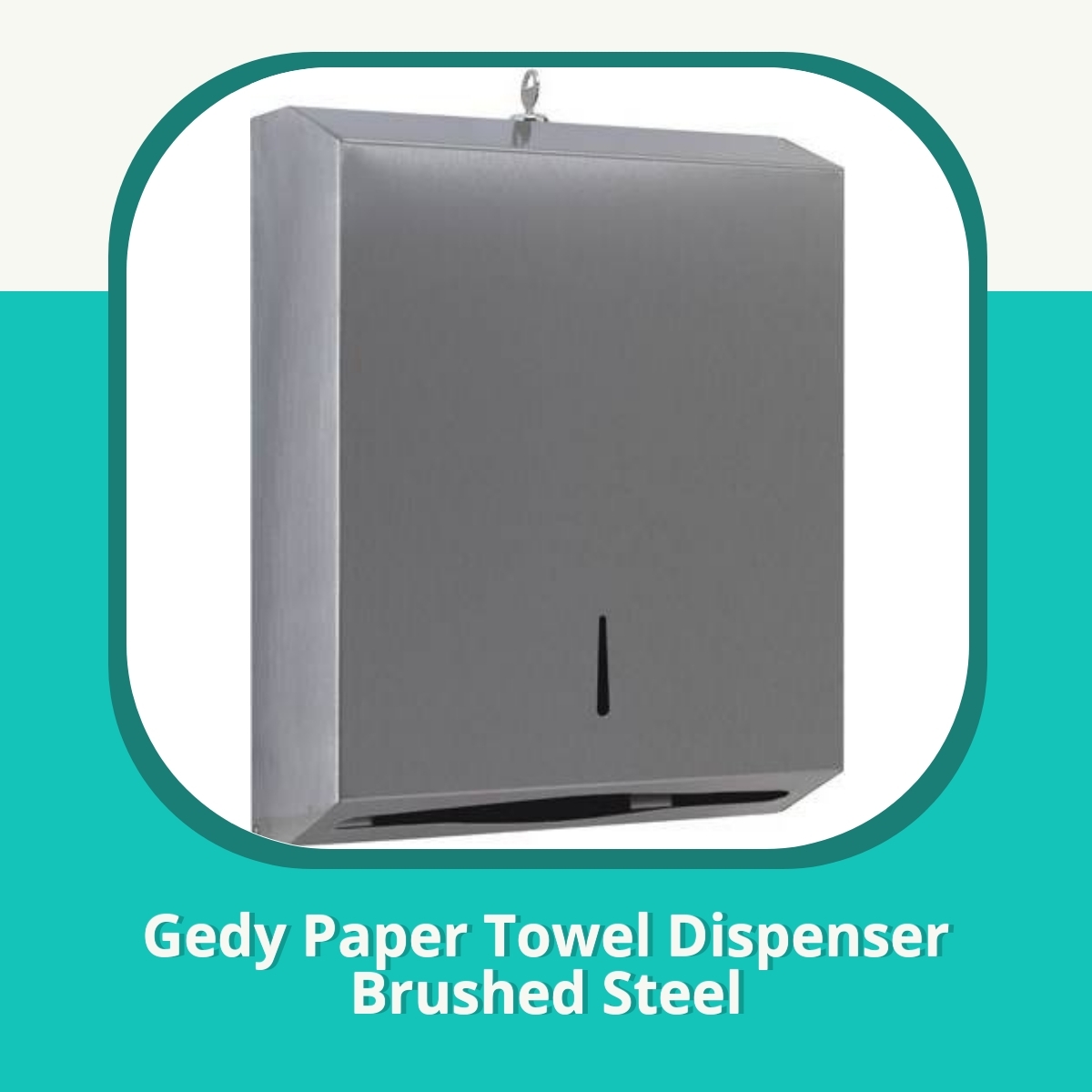 Anmeldelse af Gedy Paper Towel Dispenser Brushed Steel