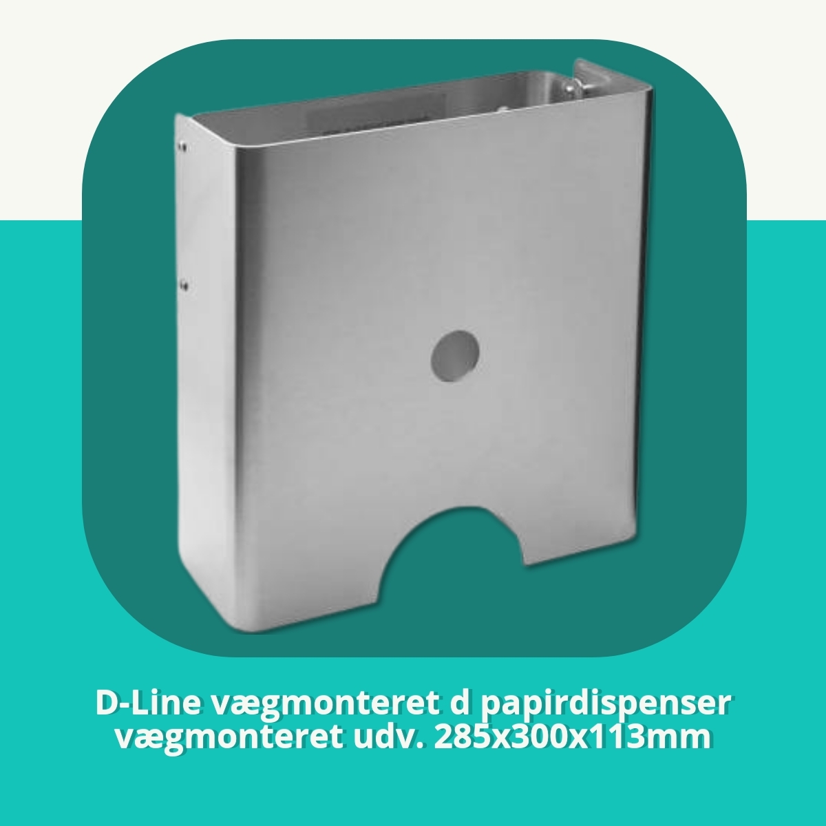 Anmeldelse af D-Line vægmonteret d papirdispenser vægmonteret udv. 285x300x113mm