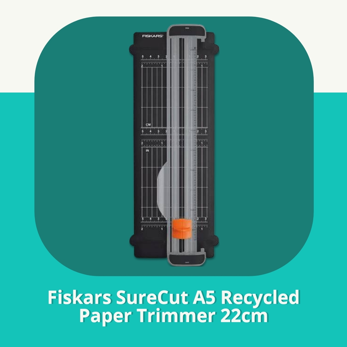Anmeldelse af Fiskars SureCut A5 Recycled Paper Trimmer 22cm