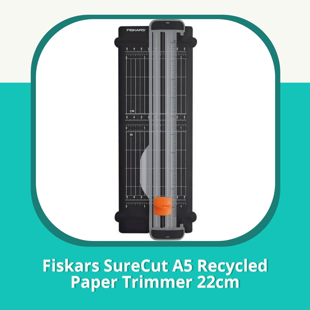 Anmeldelse af Fiskars SureCut A5 Recycled Paper Trimmer 22cm