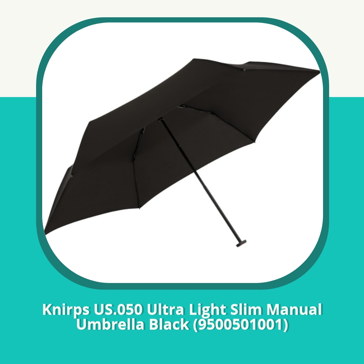 Recension af Knirps US.050 Ultra Light Slim Manual Umbrella Black (9500501001)