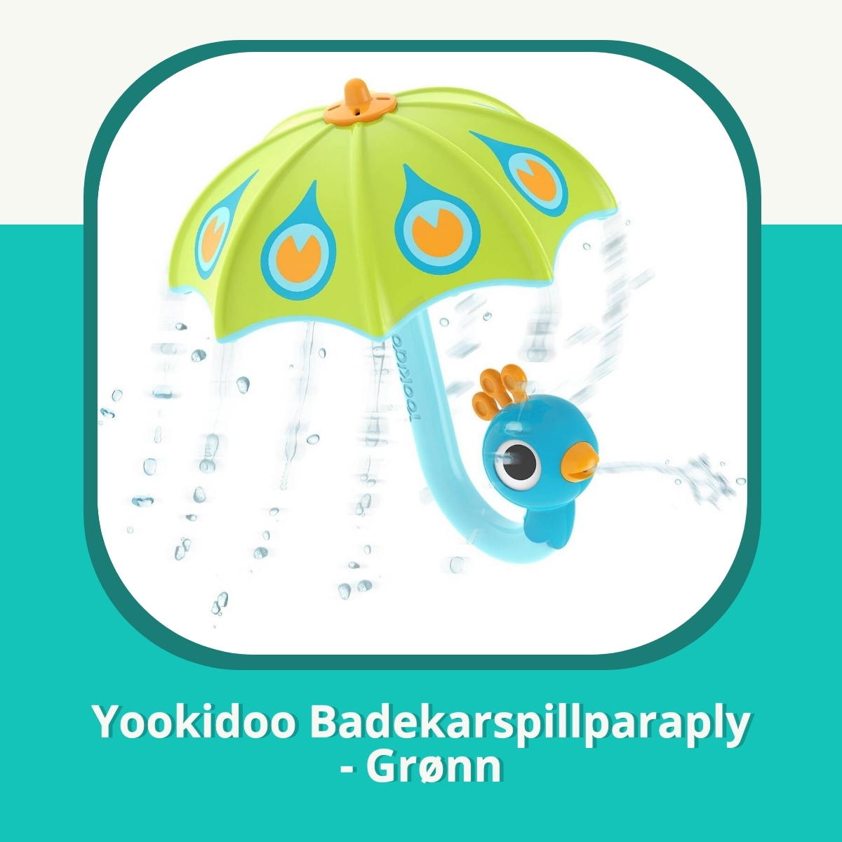 Anmeldelse af Yookidoo Badekarspillparaply - Grønn
