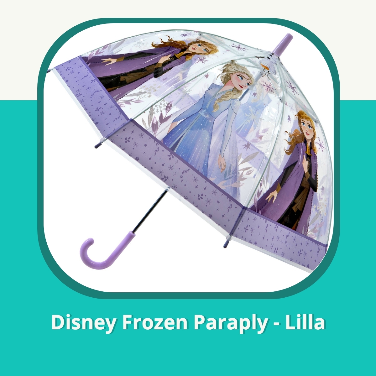 Anmeldelse af Disney Frozen Paraply - Lilla