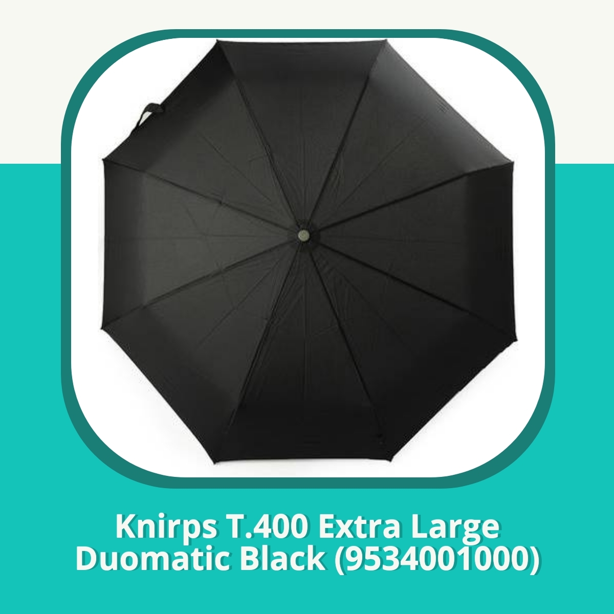 Anmeldelse af Knirps T.400 Extra Large Duomatic Black (9534001000)