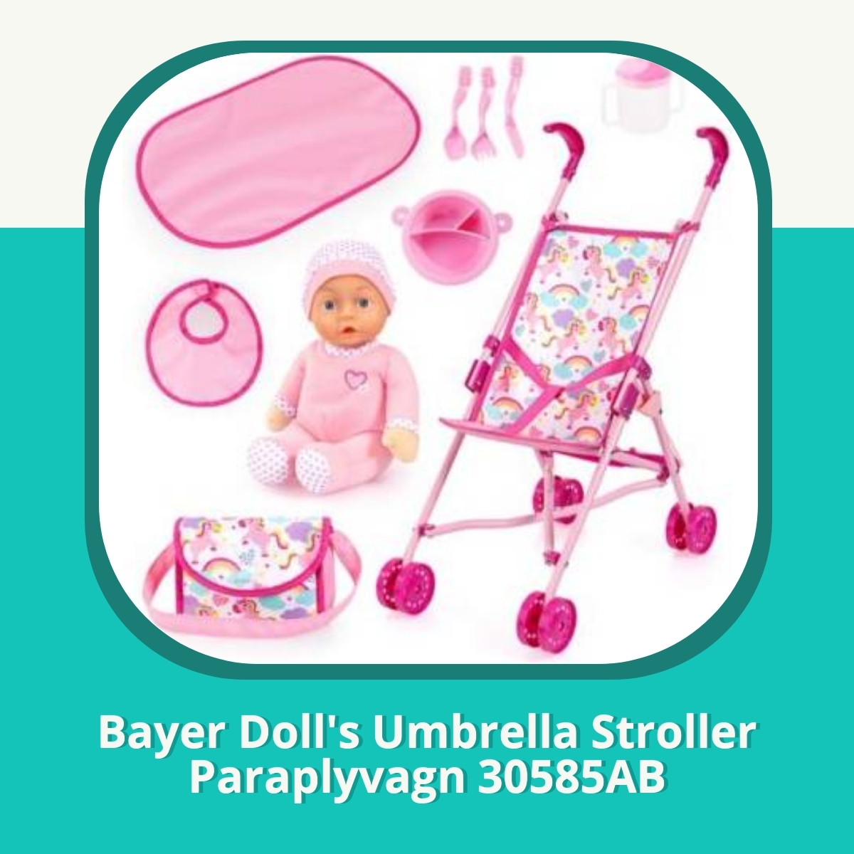 Recension Bayer Doll's Umbrella Stroller Paraplyvagn 30585AB