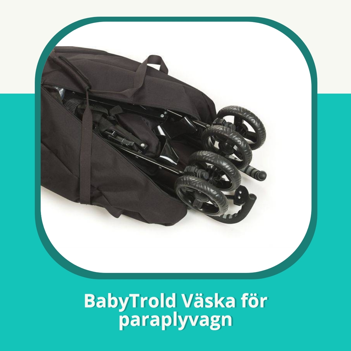 Recension af BabyTrold Väska för paraplyvagn