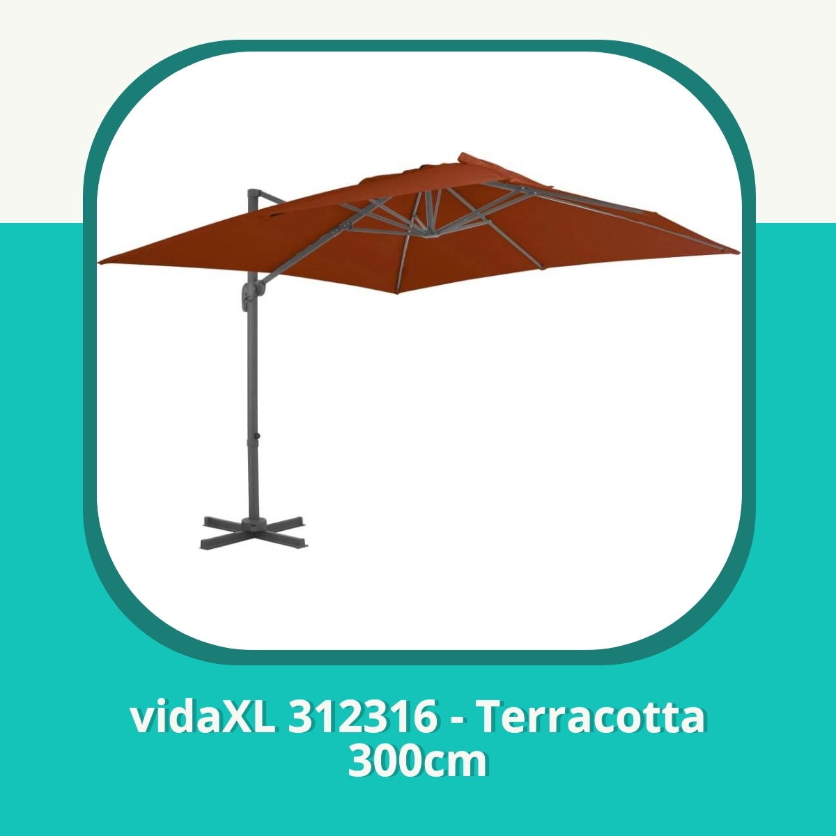 Anmeldelse af vidaXL 312316 - Terracotta 300cm