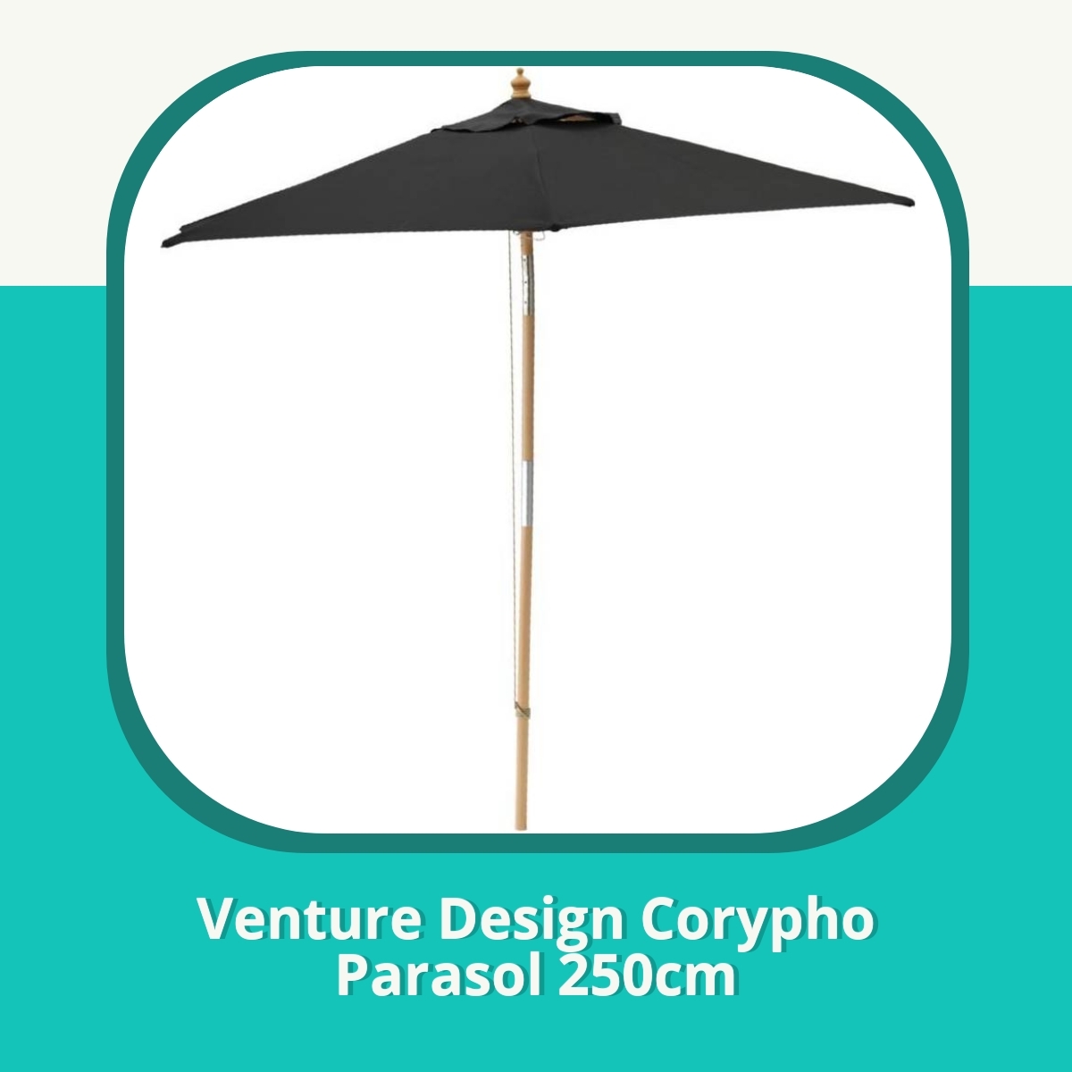Anmeldelse af Venture Design Corypho Parasol 250cm
