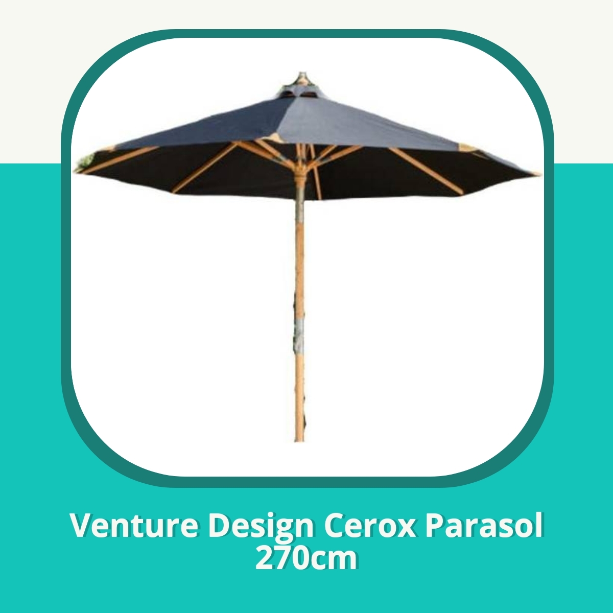 Anmeldelse af Venture Design Cerox Parasol 270cm