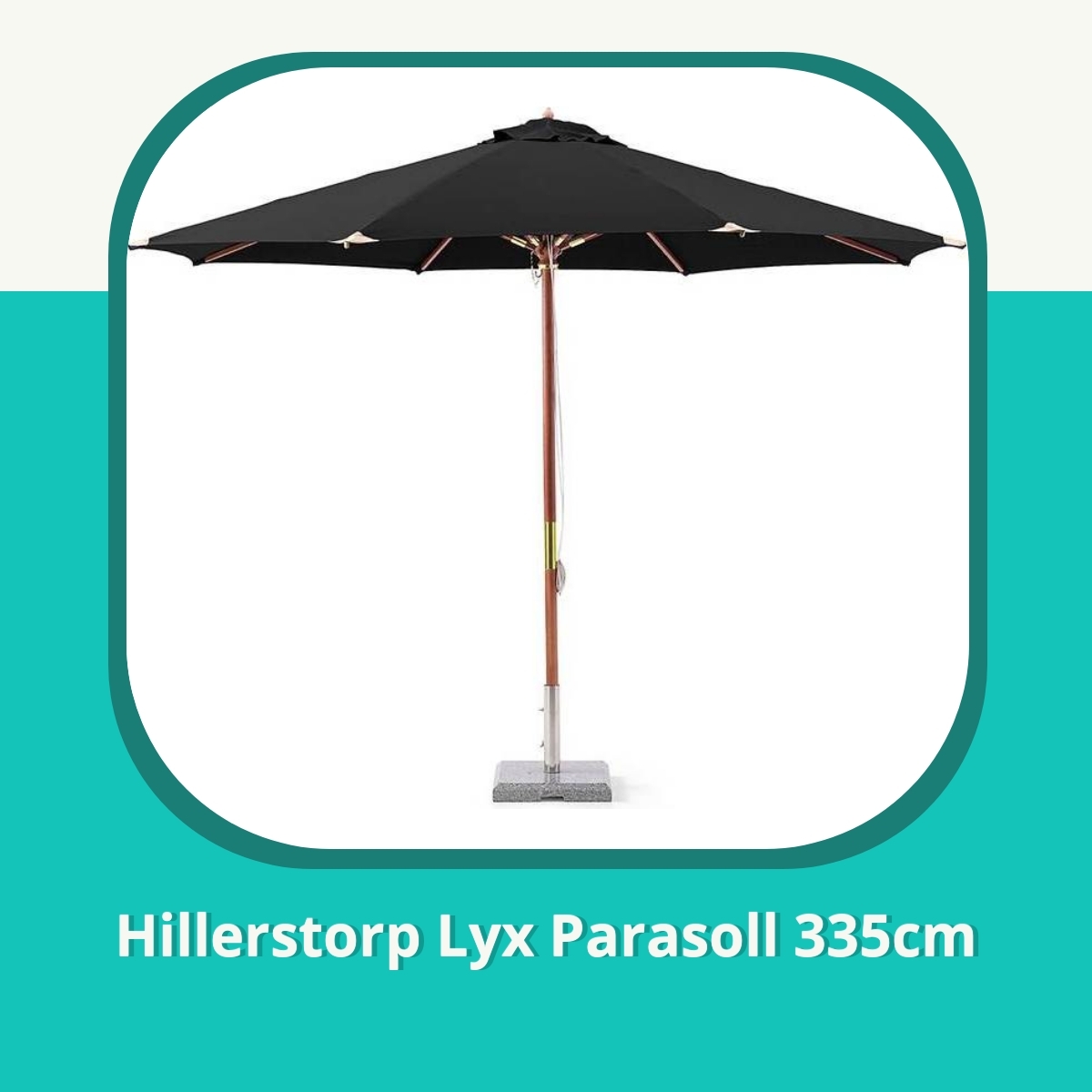 Recension af Hillerstorp Lyx Parasoll 335cm