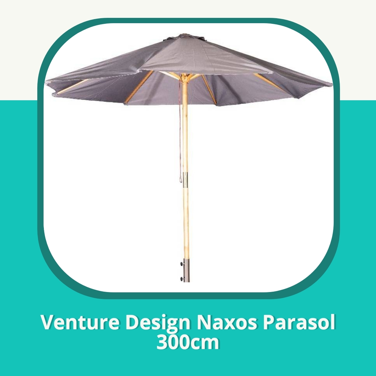 Anmeldelse af Venture Design Naxos Parasol 300cm