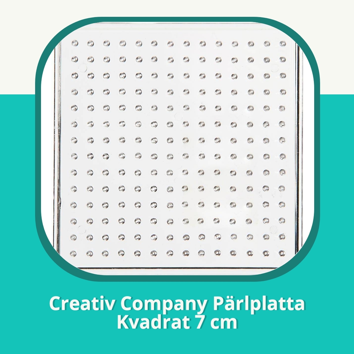 Recension Creativ Company Pärlplatta Kvadrat 7 cm