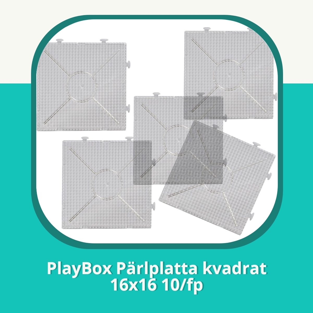 Recension af PlayBox Pärlplatta kvadrat 16x16 10/fp
