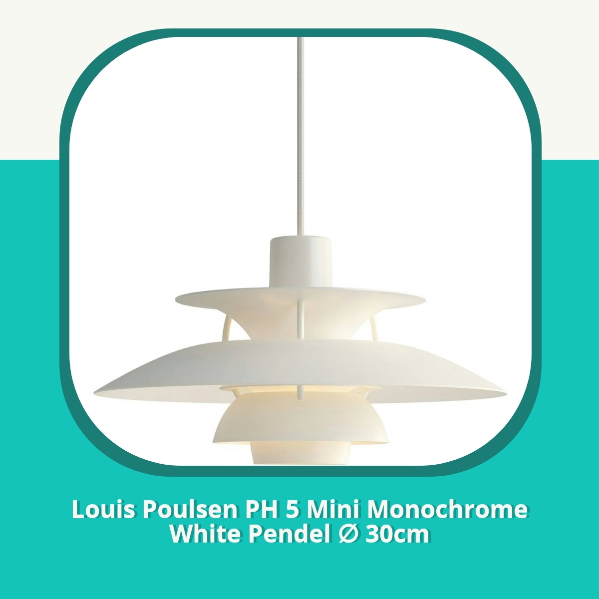 Anmeldelse af Louis Poulsen PH 5 Mini Monochrome White Pendel ∅ 30cm