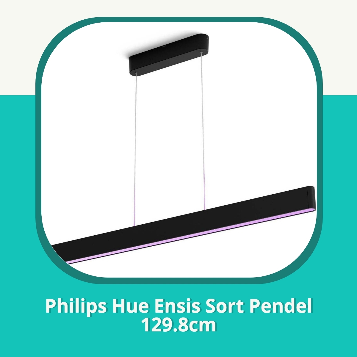 Anmeldelse af Philips Hue Ensis Sort Pendel 129.8cm
