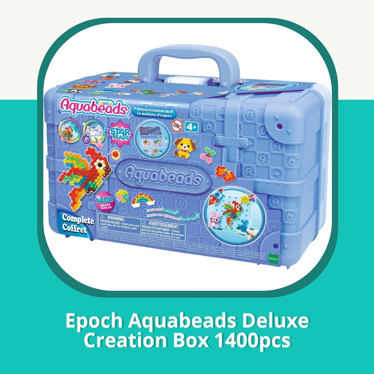 Anmeldelse af Epoch Aquabeads Deluxe Creation Box 1400pcs