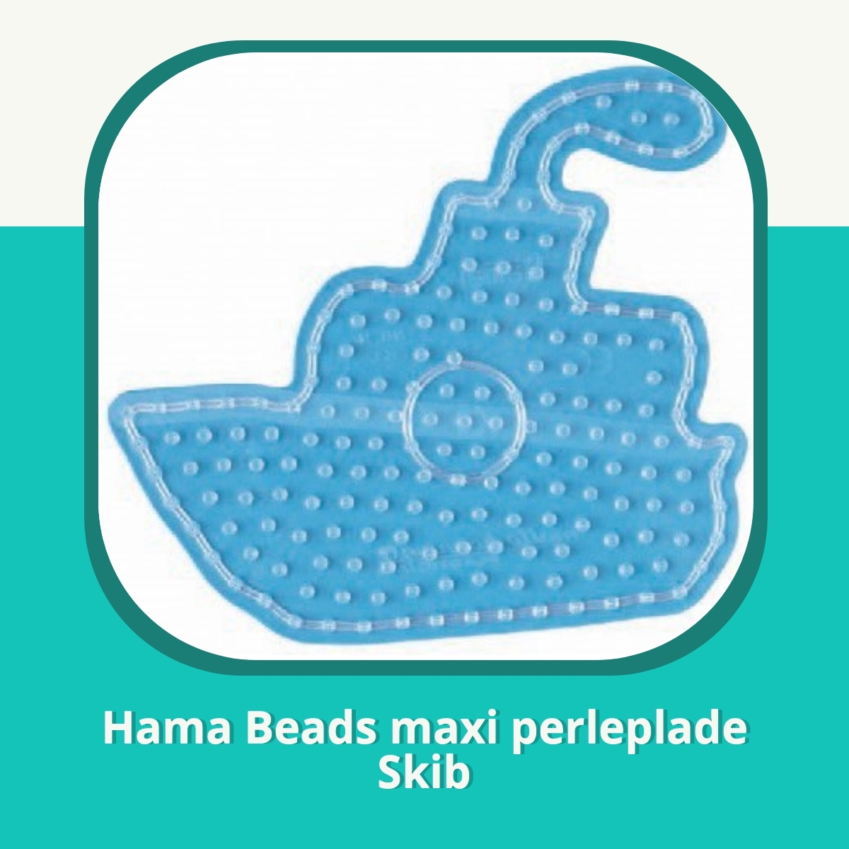 Anmeldelse af Hama Beads maxi perleplade Skib
