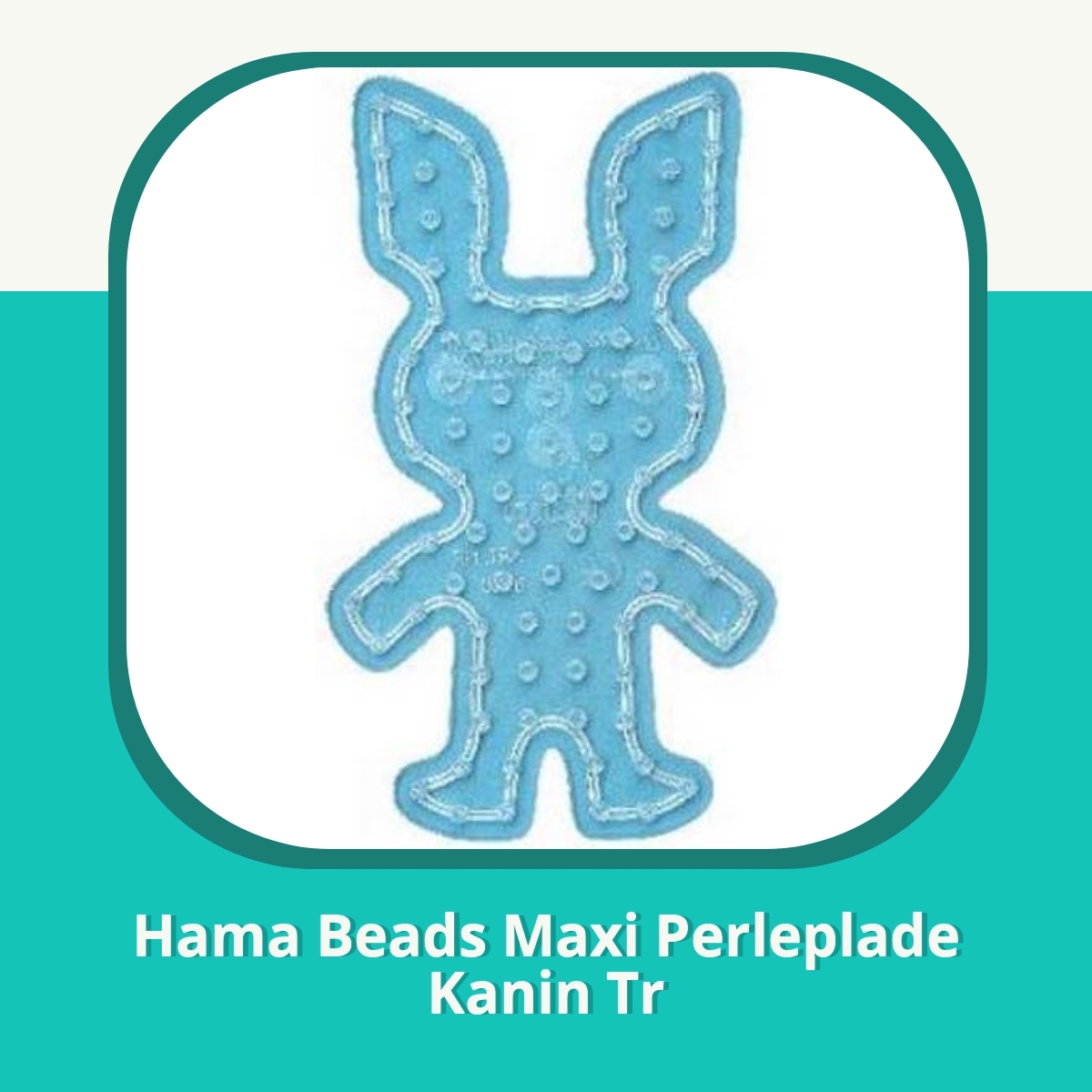 Anmeldelse af Hama Beads Maxi Perleplade Kanin Tr