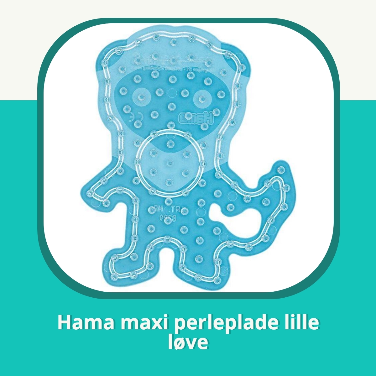 Anmeldelse af Hama maxi perleplade lille løve