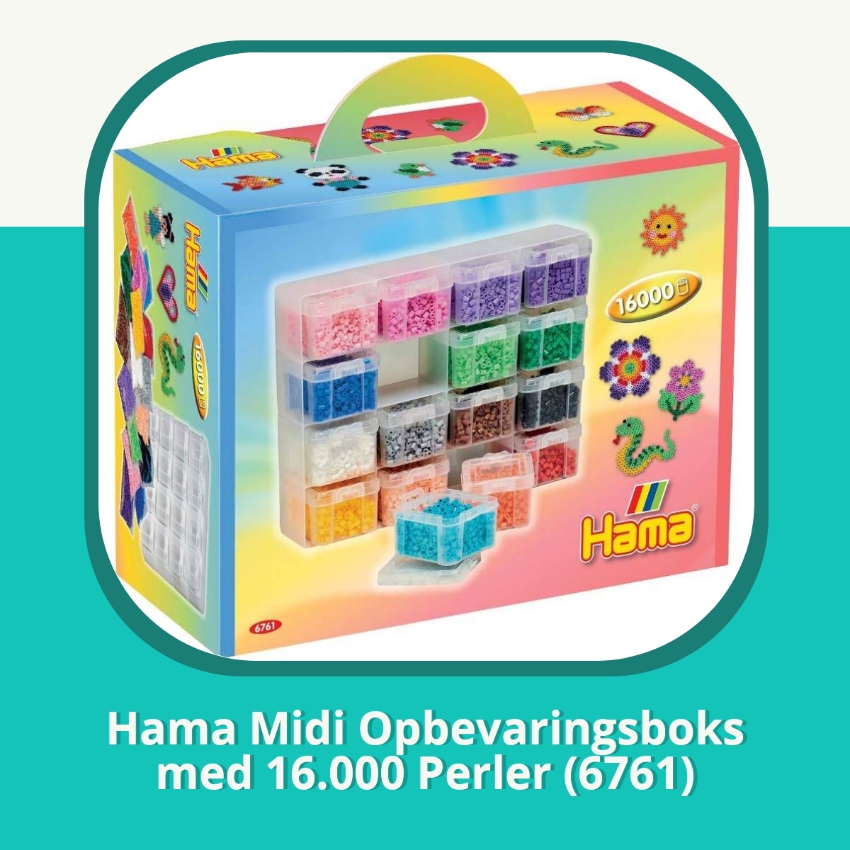 Anmeldelse af Hama Midi Opbevaringsboks med 16.000 Perler (6761)