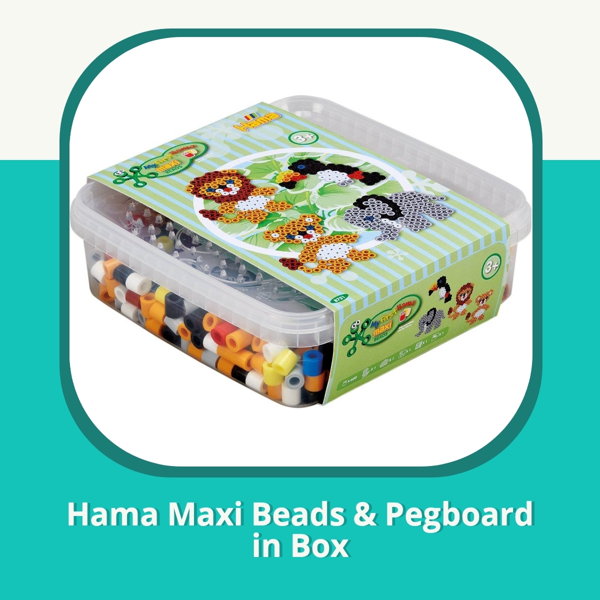 Anmeldelse af Hama Maxi Beads & Pegboard in Box