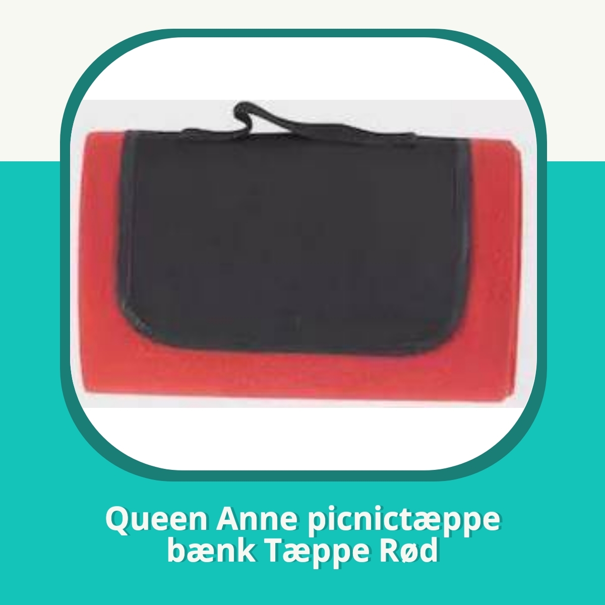 Anmeldelse af Queen Anne picnictæppe bænk Tæppe Rød