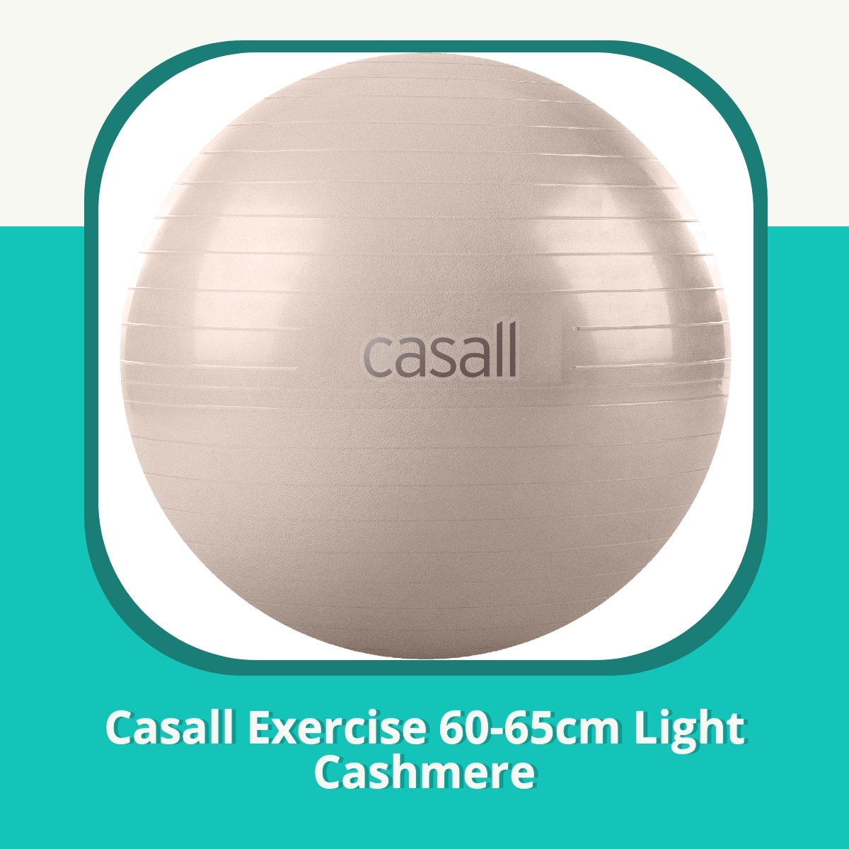 Anmeldelse af Casall Exercise 60-65cm Light Cashmere