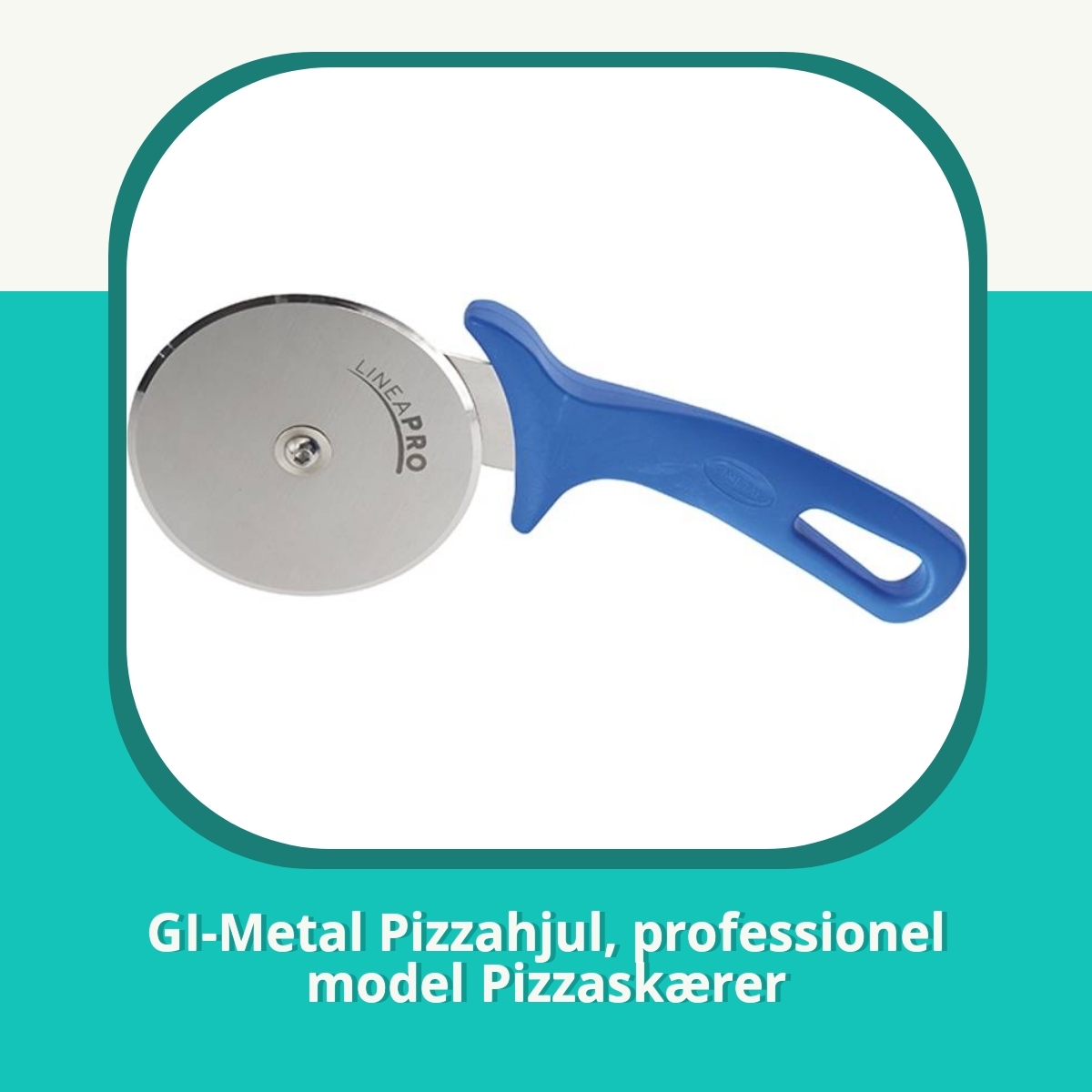 Anmeldelse af GI-Metal Pizzahjul, professionel model Pizzaskærer