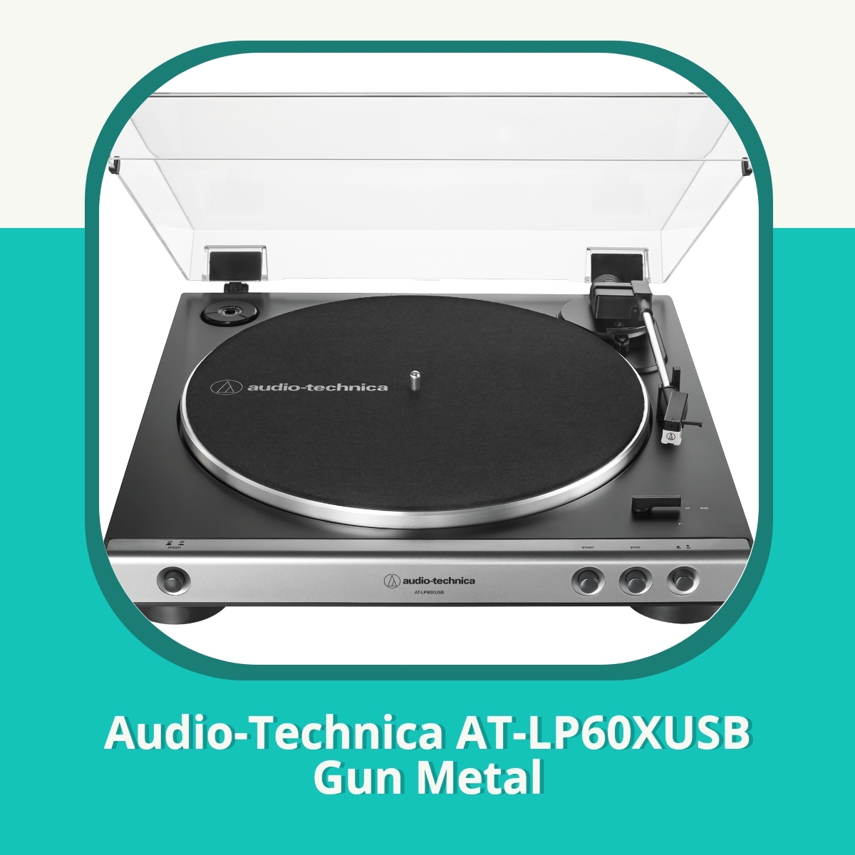 Anmeldelse af Audio-Technica AT-LP60XUSB Gun Metal