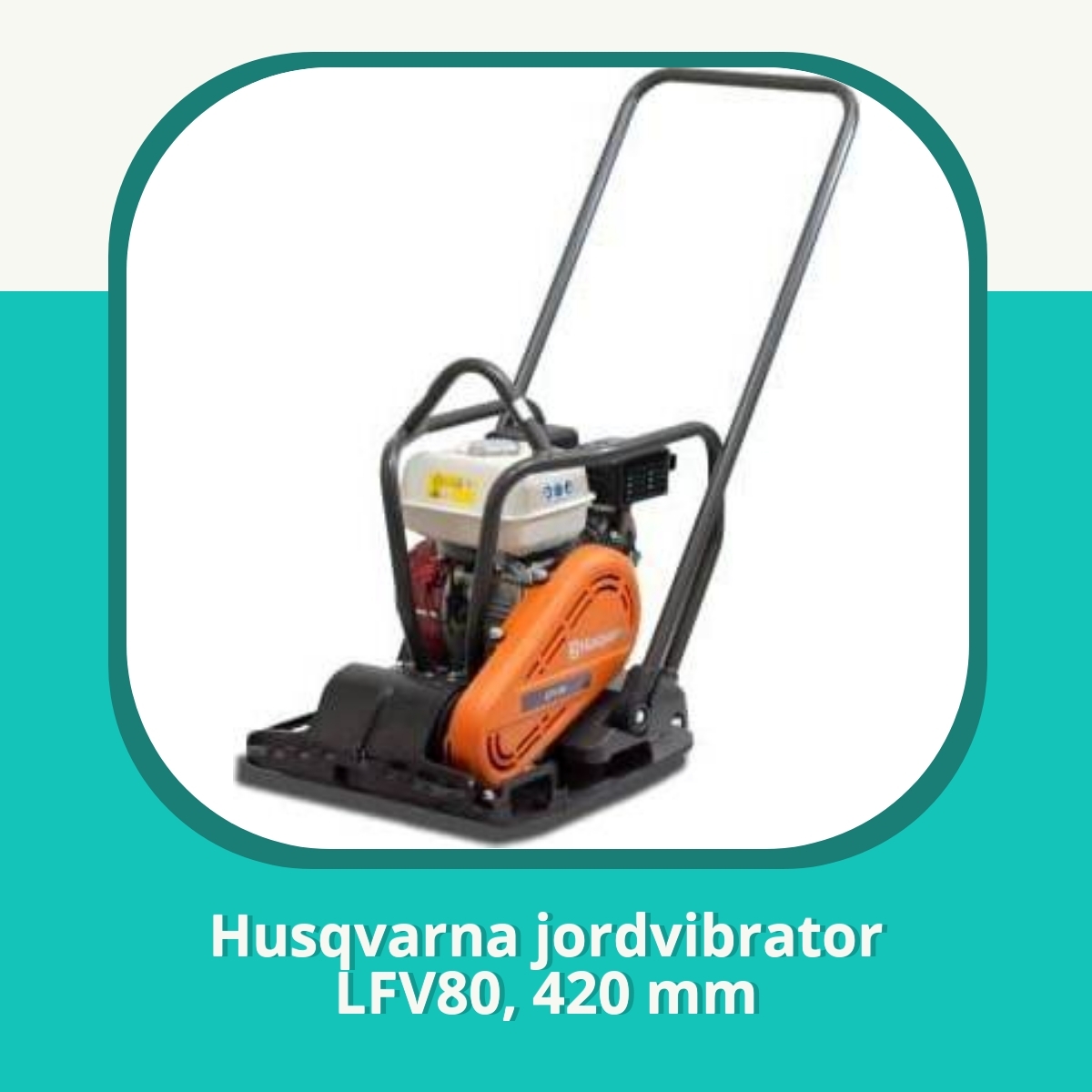 Anmeldelse af Husqvarna jordvibrator LFV80, 420 mm