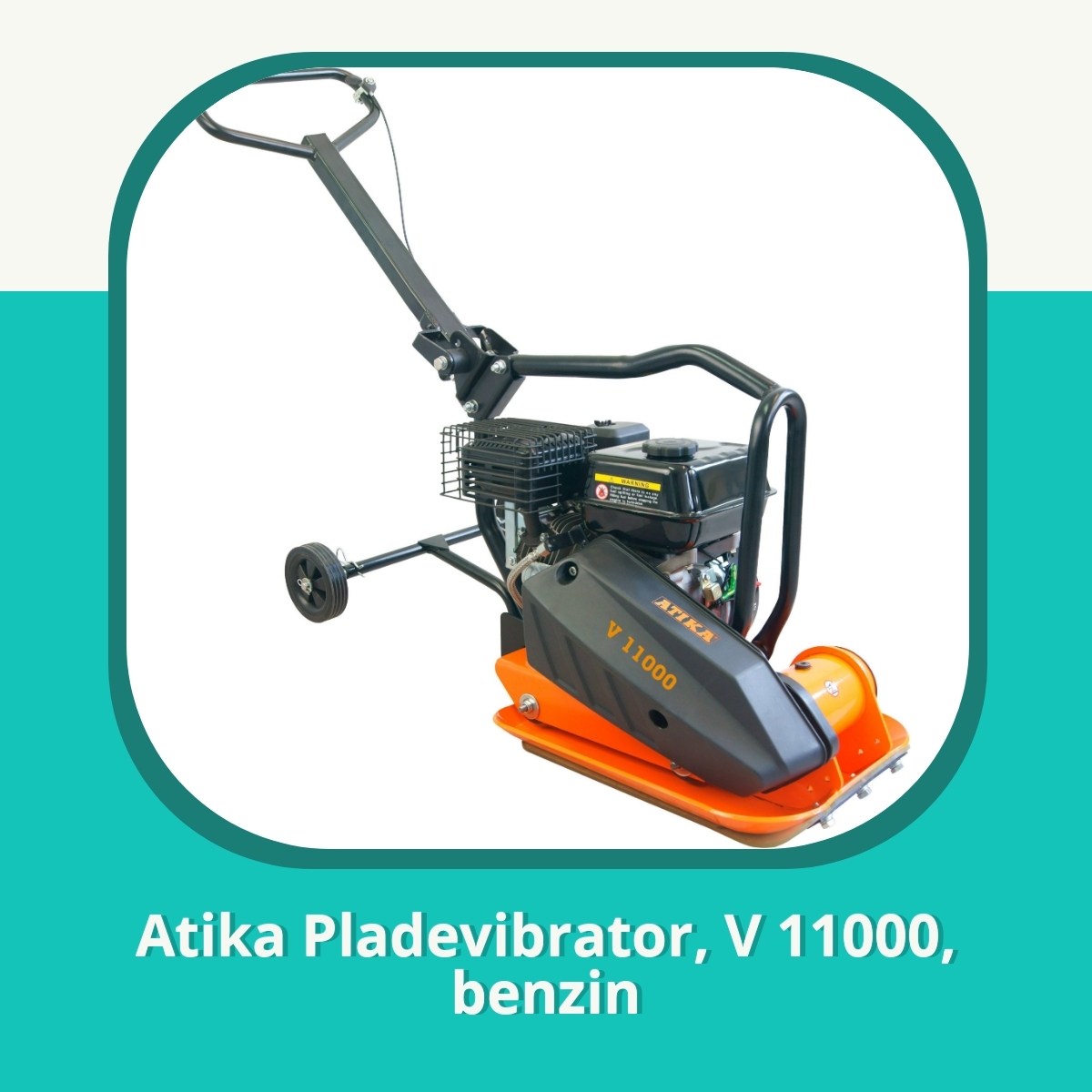 Anmeldelse af Atika Pladevibrator, V 11000, benzin