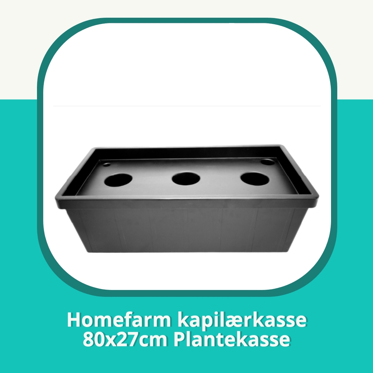 Anmeldelse af Homefarm kapilærkasse 80x27cm Plantekasse