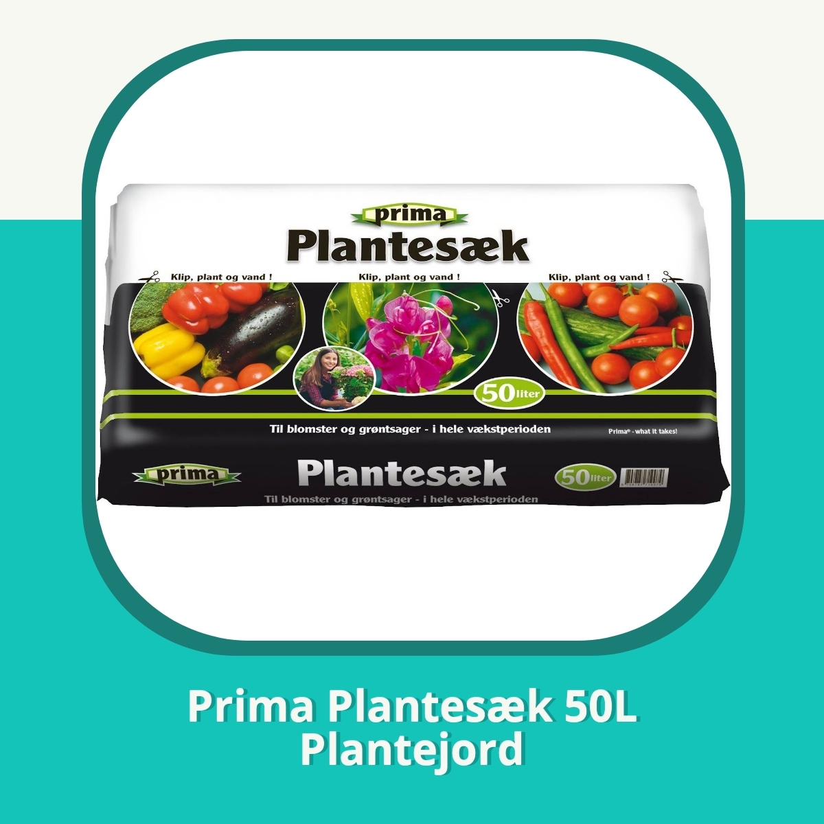 Anmeldelse af Prima Plantesæk 50L Plantejord