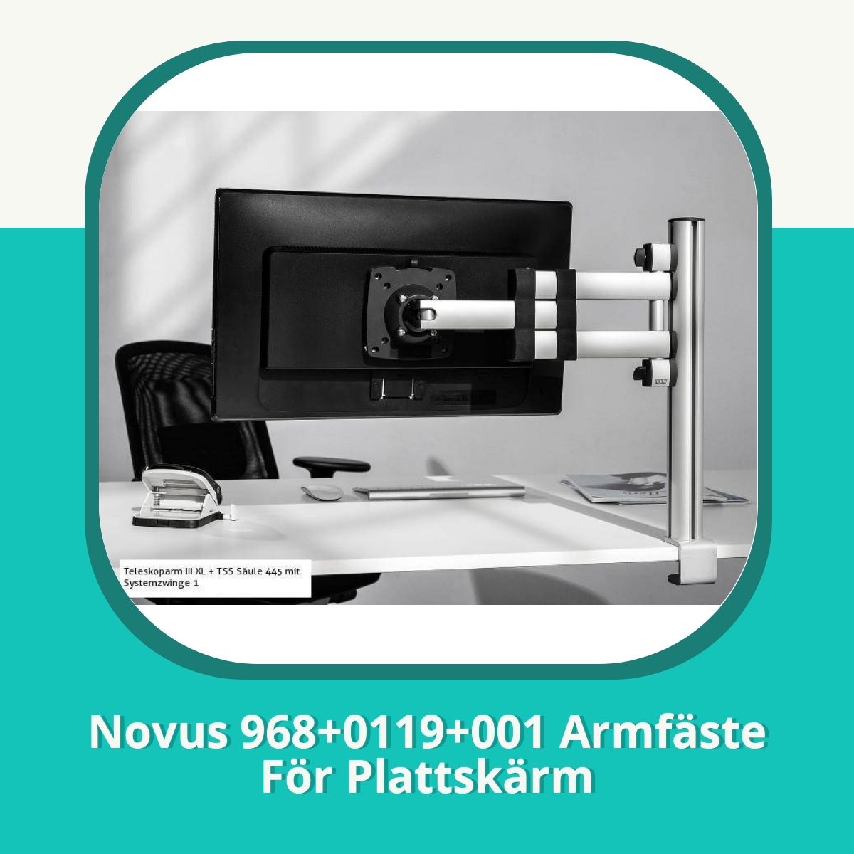 Recension af Novus 968+0119+001 Armfäste För Plattskärm