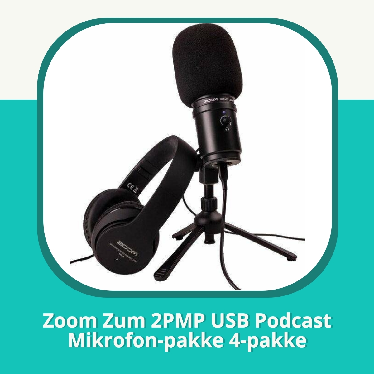 Anmeldelse af Zoom Zum 2PMP USB Podcast Mikrofon-pakke 4-pakke