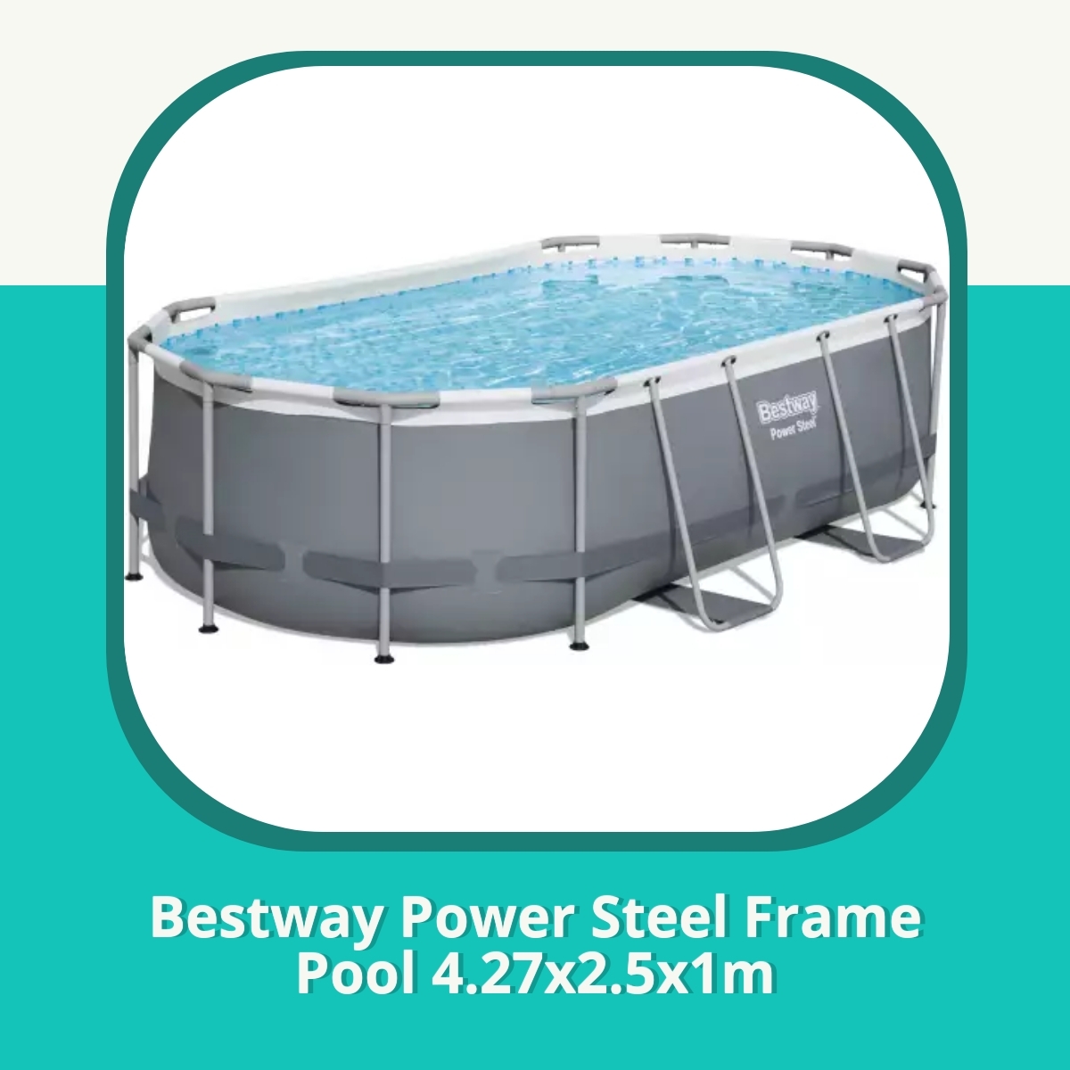 Anmeldelse af Bestway Power Steel Frame Pool 4.27x2.5x1m
