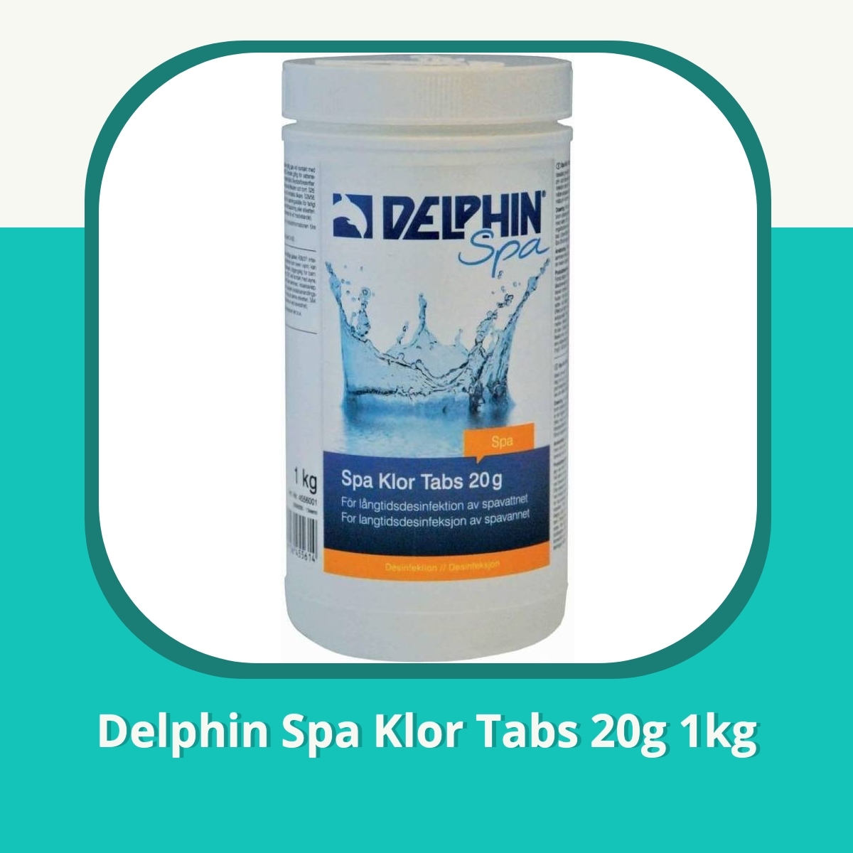 Recension af Delphin Spa Klor Tabs 20g 1kg