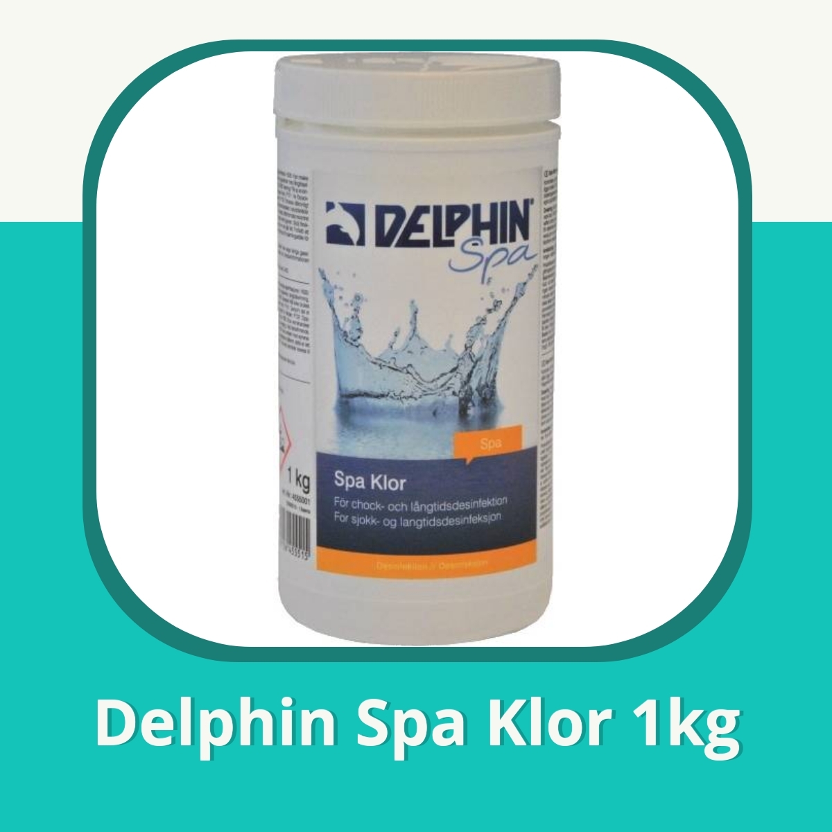 Recension af Delphin Spa Klor 1kg