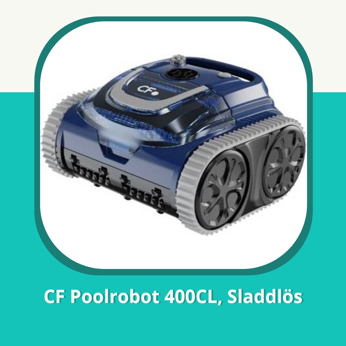 Recension af CF Poolrobot 400CL, Sladdlös