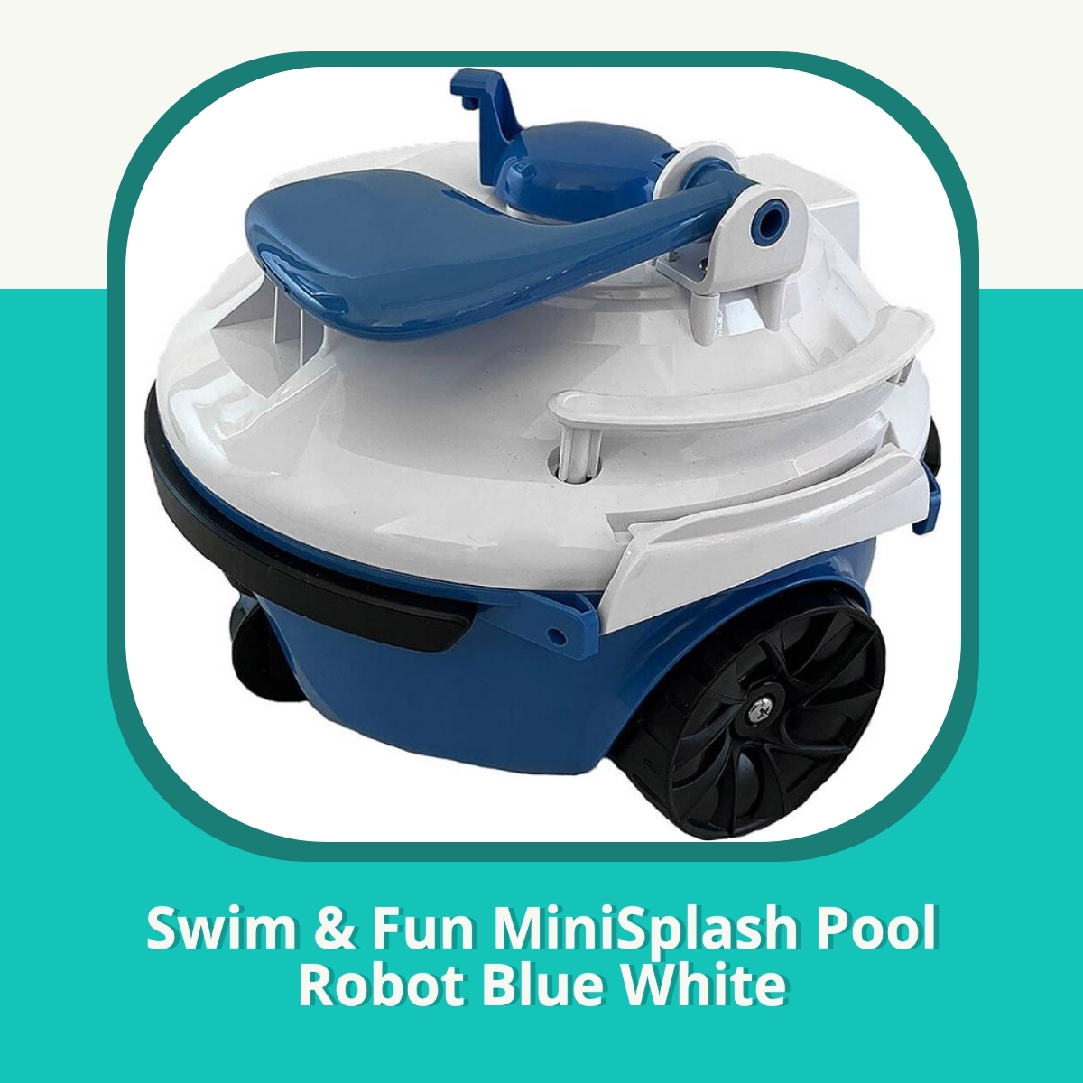 Anmeldelse af Swim & Fun MiniSplash Pool Robot Blue White