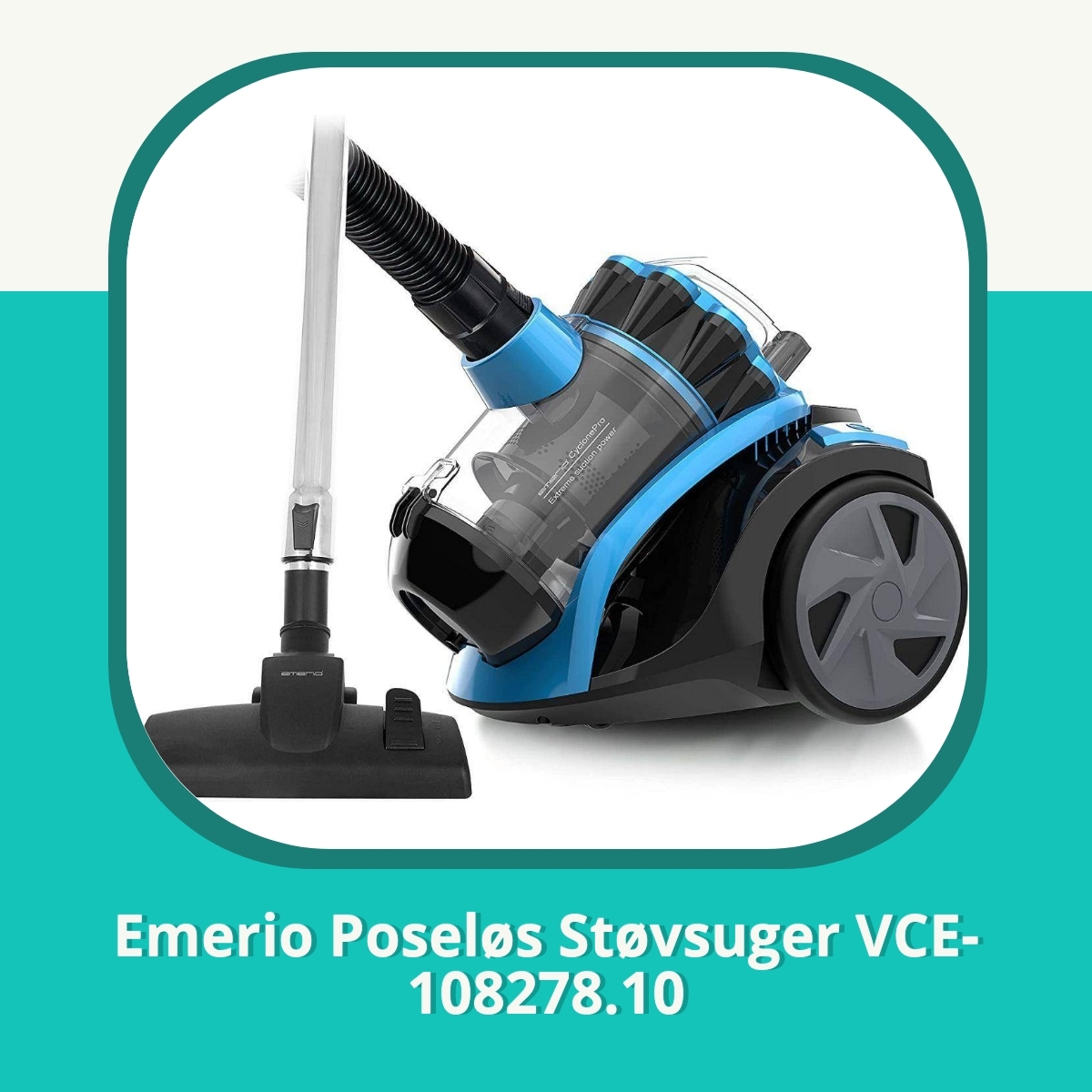 Anmeldelse af Emerio Poseløs Støvsuger VCE-108278.10